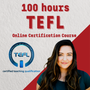 100 heures de cours de certification en ligne TEFL - Professionnel