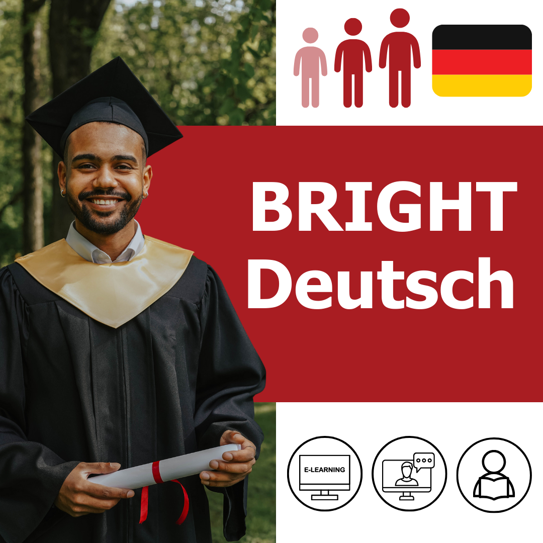 Přípravný kurz na zkoušku německého jazyka "BRIGHT Deutsch" online