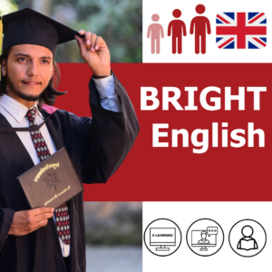 BRIGHT English online exam preparation course - learning foreign language online with teachers or by yourself in a language school
