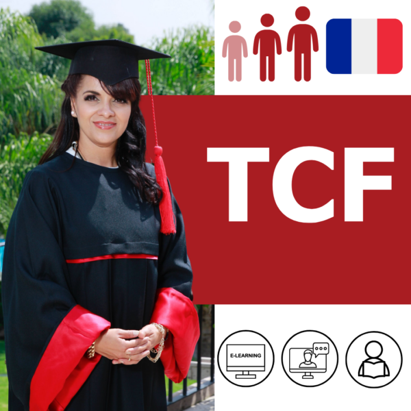 Online přípravný kurz na zkoušku francouzského jazyka „TCF“.