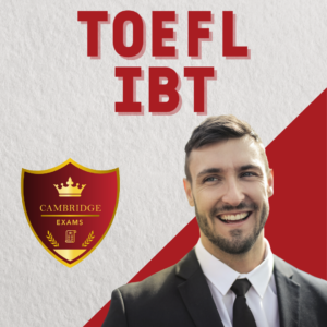"TOEFL IBT®" online exam preparation course, osoba ucząca się na egzamin TOEFL IBTreparation course