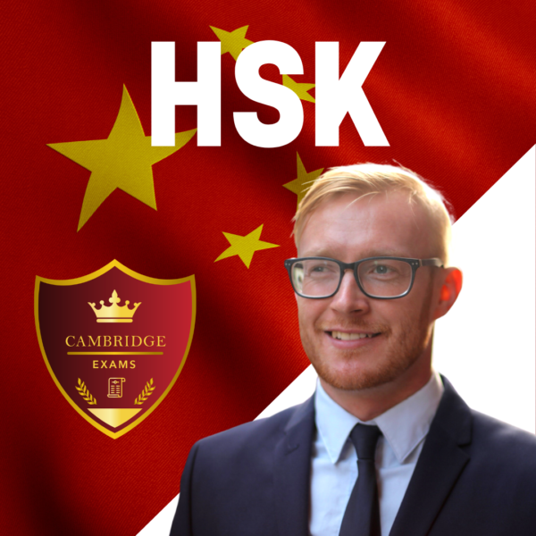 Chinese language "HSK" exam preparation course online, osoba ucząca się na egzamin HSK