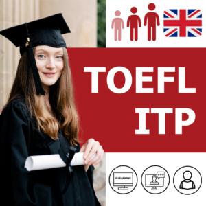 Online-Prüfungsvorbereitungskurs „TOEFL ITP®“.