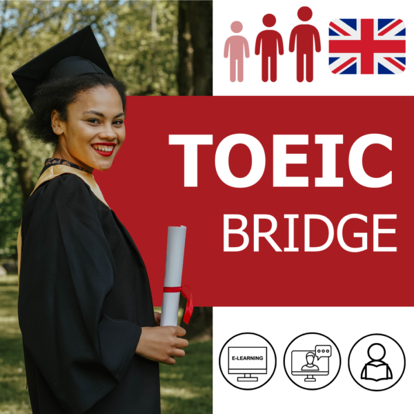 Online-Prüfungsvorbereitungskurs „TOEIC BRIDGE“.