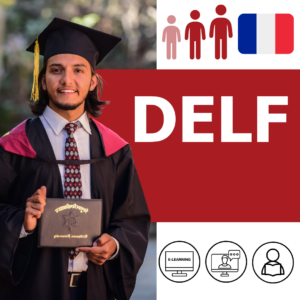 Online kurzy francouzštiny připravující na zkoušku "DELF".