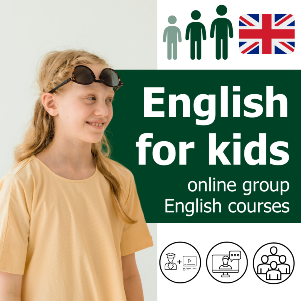 Intensive group language courses and learning English for children from beggining - English for children online with native speaker