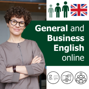 Online General English and Business English language courses - on levels A1-C1 (for beginners, intermediate and advanced) native speaker or non-native speaker