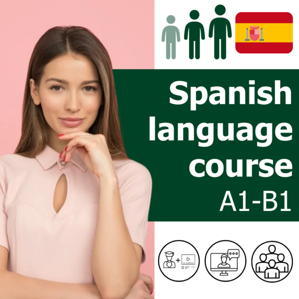 دورات لغة إسبانية جماعية عبر الإنترنت مع متحدث غير أصلي (من مبتدئ أو متوسط)