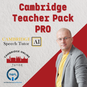 Cambridge Teacher Pack PRO: Examination course - TEFL language certificate for teachers + comprehensive learning English online