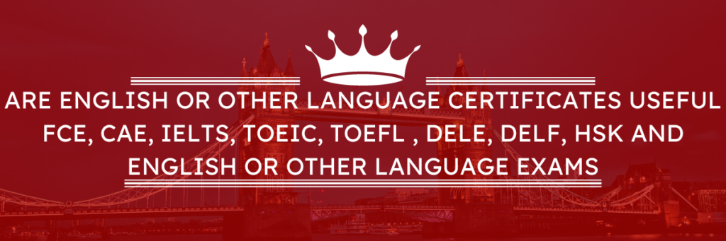 english and other foreign languages certifacates exam preparation fce cae cpe ielts toefl tefl toeic business english and general english mock exams