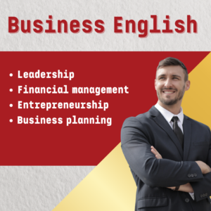 Business English Package (Business Simulation) – Leadership, Financial management, Entrepreneurship, Business planning in English