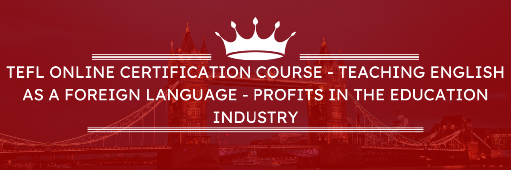 TEFL online certifikační kurz – příprava kurzů na zkoušku angličtiny jako cizího jazyka