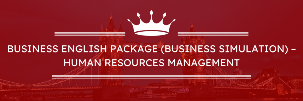 Business English Package (Business Simulation) – Human Resources Management HR business english for different proffesions in a language school online