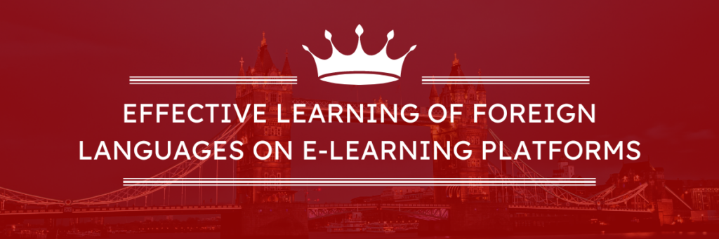 e-learning platforms foreign language online school English language courses online