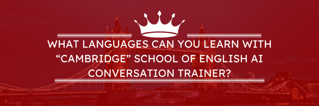 e-learning platform AI learn foreign languages online